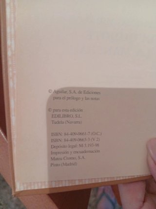 Don quijote edición dorada 2 tomos