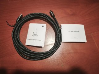 Cable RAMPOW USB-C a USB-A 3m