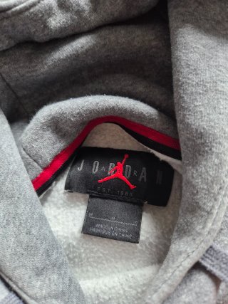 Sudadera Jordan Gris con Capucha