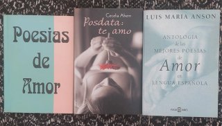 Lote libros poesía, en perfecto estado.