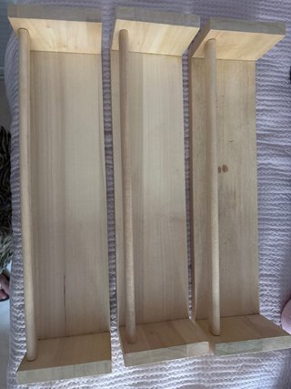3 Estantes Especieros Madera Ikea