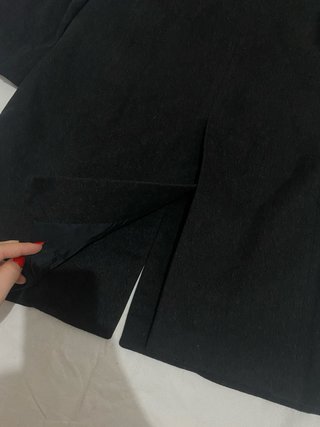 Agnona cappotto lana nero vintage L