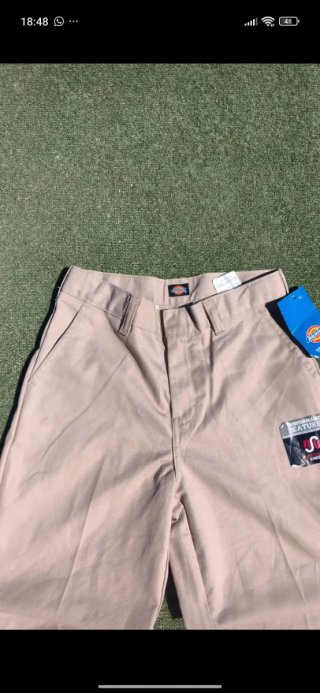 Dickies pants corte recto workwear chinos beige XS
