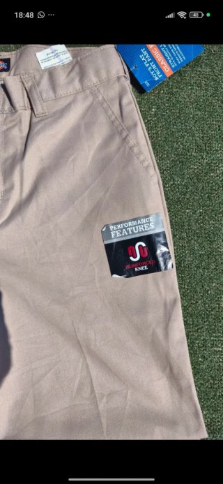 Dickies pants corte recto workwear chinos beige XS