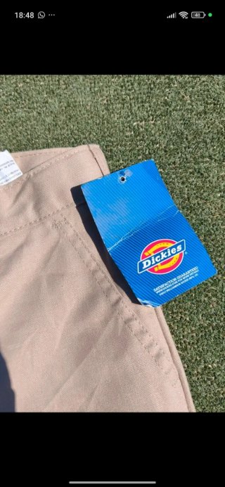 Dickies pants corte recto workwear chinos beige XS
