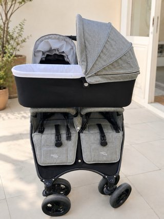 Valco Baby Snap Duo Gemelar + Capazo + Burbuja