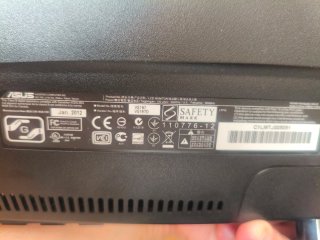 Monitor ASUS 18.5 VS197D Negro