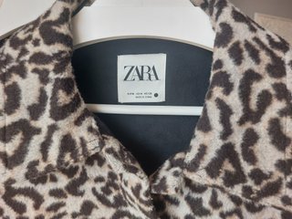 Sobrecamisa Zara Animal Print Talla 38