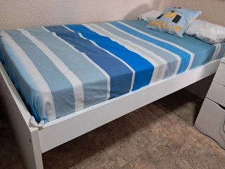 Cama nido juvenil con armario