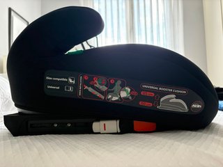 Alzador iSize Isofix Regulable Negro, nuevo