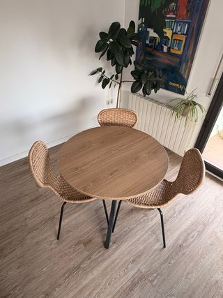 Mesa comedor extensible + 3 sillas de regalo