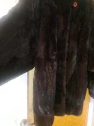 Chaquetón de piel 7/8