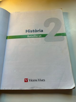 Història dual batxillerat 2