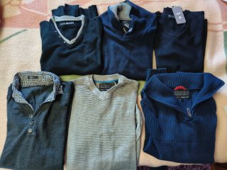 Lote 6 jerseys hombre Talla L