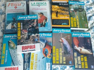 9 VHS de Pesca. Jara y sedal y trofeo