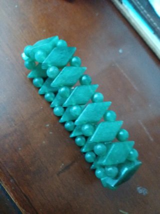Bracciale elastico quarzo avventurina senza marca
