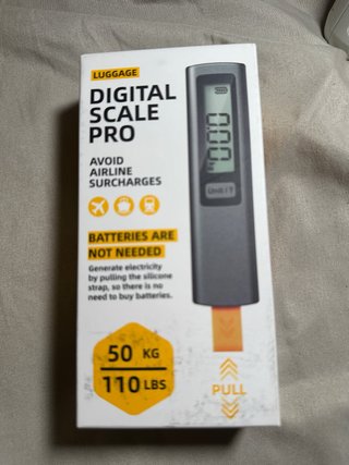 Balanza Digital Pro Maletas - Sin Pilas
