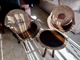 Conjunto mesa y butacas, hechas a mano en Siria