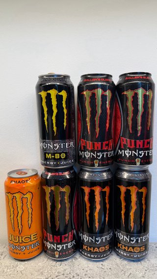 Monster latas canettes collezione VUOTE