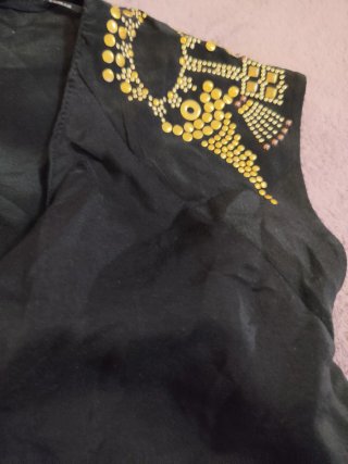 Conjunto Falda y Camisa Seda Talla S