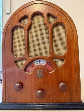 Radio Philips Vintage Legno