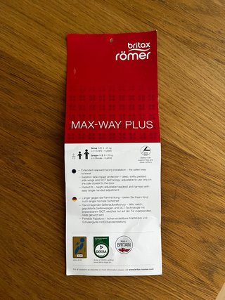 Britax Romer Max-way plus Silla Coche