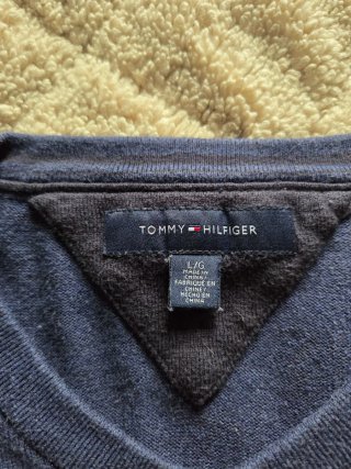 Jersey Tommy Hilfiger Azul Marino V-Neck
