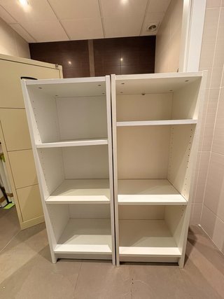 2 Estanterías Blancas IKEA BILLY (Oficina/Hogar)