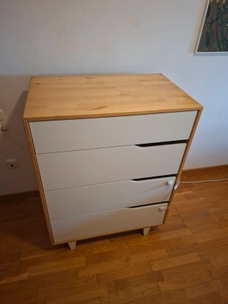 Cómoda Ikea Mandal Madera Blanca