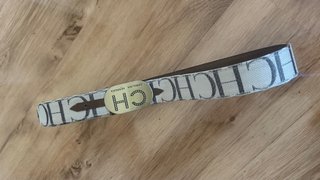 Cinturón CH Carolina Herrera Beige/Gris