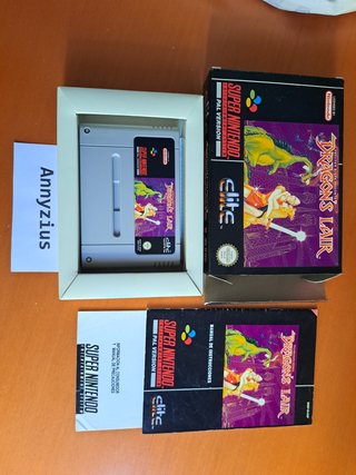 Dragon's Lair SNES PAL
