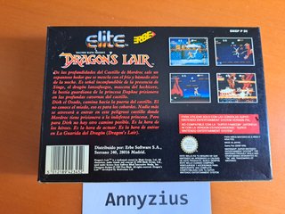 Dragon's Lair SNES PAL
