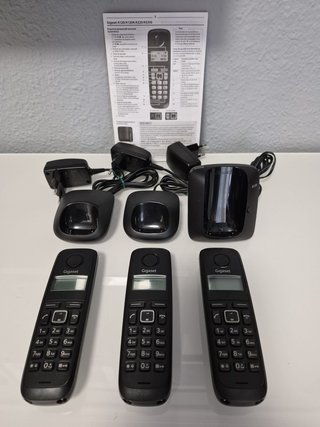 3 x Teléfonos Inalámbricos Gigaset A120