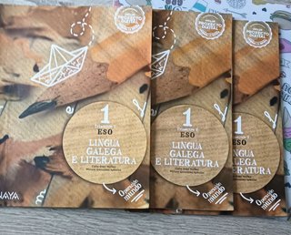 Libros de texto 1'ESO, varias asignaturas