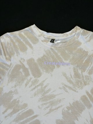 Camiseta Tie-Dye Zara "Create&love" - Talla S