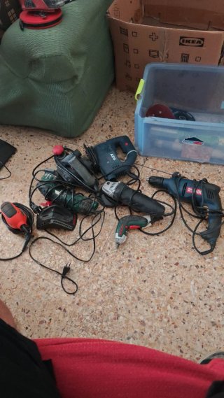 Lote de herramientas eléctricas