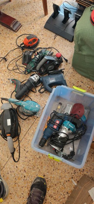 Lote de herramientas eléctricas