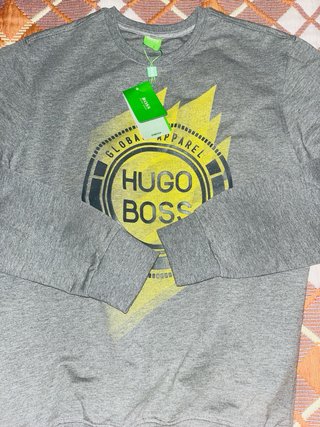 Sudadera Hugo Boss Gris Talla M - Nueva con Etique