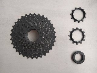 Cassette 9v bicicleta