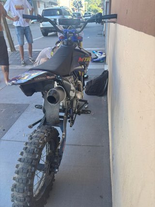 Pitbike 125cc motor arranque roto