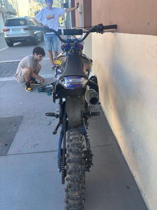 Pitbike 125cc motor arranque roto