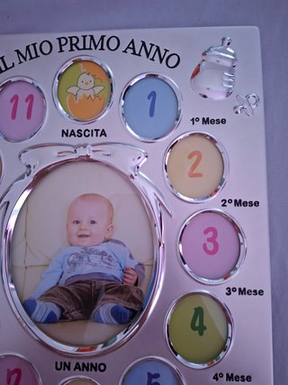 Cornice Portafoto Primo Anno Neonato
