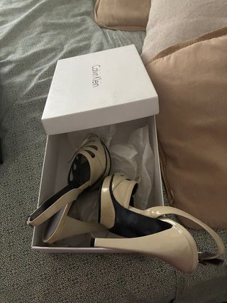 Zapatos de vestir Calvin Klein beige/negro