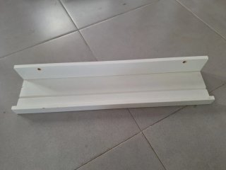 Estanterías Blanca Ikea Madera de 115 cm y 55 cm.