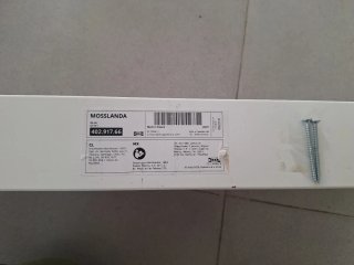 Estanterías Blanca Ikea Madera de 115 cm y 55 cm.