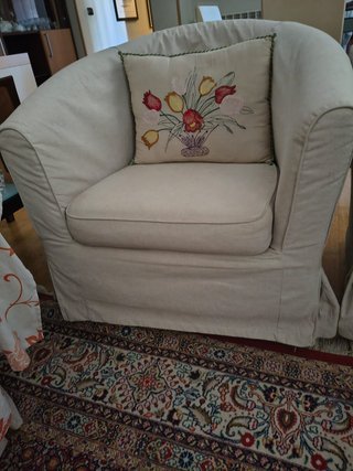 Coppia Poltrone Beige.