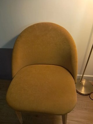 Sillón Ocre Tapizado