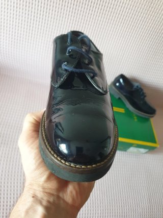 Zapatos charol Pitillos azul marino