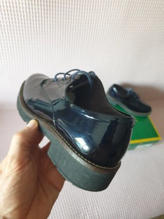 Zapatos charol Pitillos azul marino