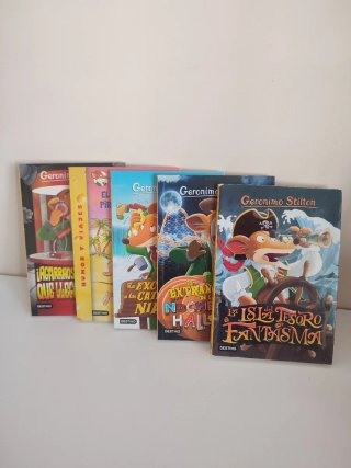 Lote libros Gerónimo Stilton